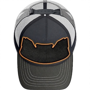 Casquette Trucker en Maille Bicolore Personnalisable avec Logo, Broderie 3D, Dos en Maille Respirante, Visière Courbée, Chapeau de Soleil Réglable pour l'Extérieur - Product Image 2