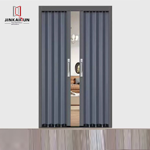 Cuisine à cloison ultra-étroite coulissante en alliage d'aluminium, salle de bain invisible, <span class=keywords><strong>porte</strong></span> coulissante télescopique pour balcon <span class=keywords><strong>sans</strong></span> <span class=keywords><strong>rail</strong></span> inférieur - Product Image 6