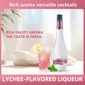 FASTKING <strong>Lychee</strong> <strong>Liqueur</strong> 17% ABV 70cl Bottle 5 Year Shelf Life Bulk Order OEM Private Label Available - Product Image 2