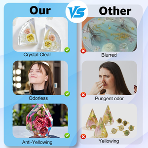 OSBORN <b>Crystal</b> High Quality 3:1 Deep Pour Clear Liquid Epoxy Eco Friendly Bubble Free Resin for Wood Tables Countertop Packing - Product Image 2