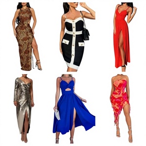 Liquidación 2024 Ropa de Mujer al por Mayor Barata de Alta Calidad en Poliéster/Algodón, Estilos de Vestidos Casuales y Elegantes de Moda Urbana para Verano - Product Image 1