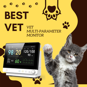 Monitor de Presión Arterial para Mascotas de Tamaño Palmario para Uso Doméstico, para Perros y Gatos, Monitor Veterinario Digital NIBP con Baterí<span class=keywords><strong>a</strong></span> Integrada - Product Image 3