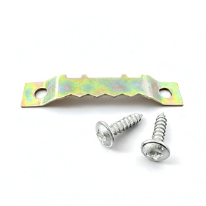 Crochets de fixation métalliques à double face dentelés pour cadres photo, capacité de charge 5-10 kg, accessoires dissimulés pour cadres photo - Product Image 1