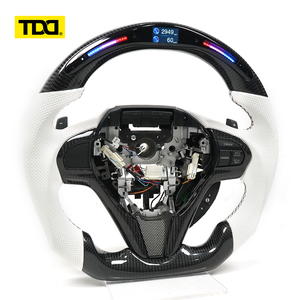 พวงมาลัยคาร์บอนไฟเบอร์แท้ TDD สไตล์รถแข่ง สำหรับ Honda CRZ ทุกปี ปรับแต่งได้ - Product Image 2