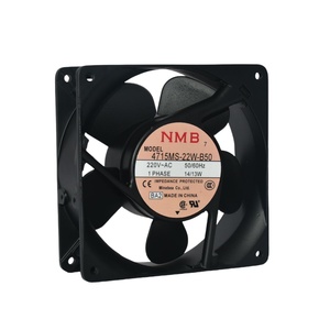 4715ms-22w-b50-ba 2 220V 14/13w120*120*38 miễn phí đứng quạt điện với bóng mang tùy chỉnh OEM khung nhôm - Product Image 1
