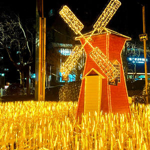 Nouveau design étanche décoration moderne allée extérieur solaire jardin lumières blé LED paysage lampe de pelouse - Product Image 2