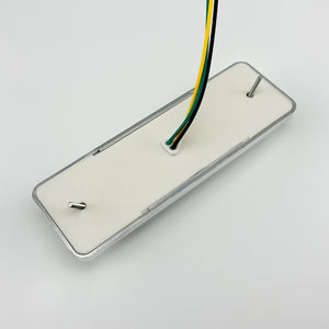 Feux <span class=keywords><strong>de</strong></span> dégagement LED, double lumière <span class=keywords><strong>de</strong></span> plafond rectangulaire, lumière constante, clignotante, lumière <span class=keywords><strong>de</strong></span> bord universelle pour camion - Product Image 5