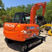 Excavatrice Hitachi d'occasion, mini-excavatrice sur chenilles Hitachi ZX60 d'origine, 6 tonnes, à vendre en Chine