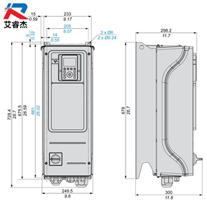 Nuevo convertidor de frecuencia original Altivar ATV600 ATV650U30N4E Variador de frecuencia trifásico 380-480V 3kW ATV650U30N4E VFD - Product Image 2
