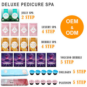 4 Langkah Perawatan <span class=keywords><strong>Spa</strong></span> Pedikur Mewah dengan Kit Produk Rendaman Menenangkan, Lulur Gula Pengelupas Tubuh & Masker Kaki untuk Melembapkan Kulit - Product Image 5