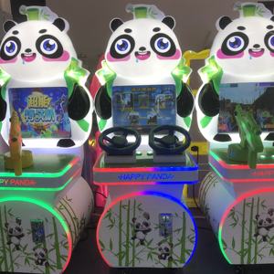 Máquina recreativa multijuego para centros comerciales, consola de videojuegos con temática de Panda, simulador de arcade para niños al por mayor - Product Image 1