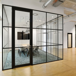 Prima Cloisons en verre Style industriel Mur d'angle en verre et porte vitrée au projet résidentiel Cloison <span class=keywords><strong>de</strong></span> <span class=keywords><strong>cuisine</strong></span> <span class=keywords><strong>Salon</strong></span> - Product Image 3