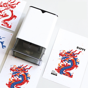 Usine de tampons colorés, vente en gros, conception de <span class=keywords><strong>logo</strong></span> personnalisée, <span class=keywords><strong>tampon</strong></span> multicolore CMYK - Product Image 2