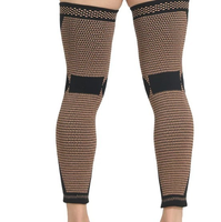 Manchons de compression longs pour jambes entières, protège-jambes pour l'arthrite, le cyclisme, le sport, le football, réduit les varices