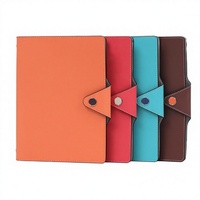 Carnet à spirales A5/A6 personnalisé avec logo, surface en cuir PU, bloc-notes professionnel pour affaires, 100 feuilles, idéal pour un cadeau