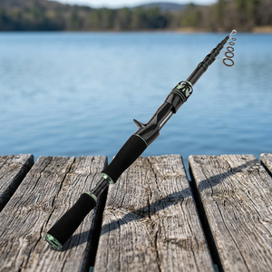 Caña de Pescar Sensible de Fibra de Carbono de Alta Calidad para Pesca con Señuelos, Caña de Spinning para Pesca de Lubina, Trucha, en Agua Dulce, Lagos y Ríos - Product Image 1
