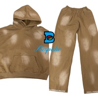 100 coton hommes sport à capuche costume couleur unie léger polaire imprimé pull à capuche ample sport pull hommes ensembles