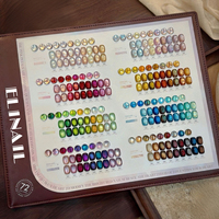 EliNail – Lot de 72 vernis gel magnétiques effet œil de chat, couleurs opales et diamants broyés, paillettes scintillantes pour salon de manucure