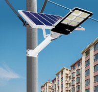 Lampadaire Solaire OEM 1170 LED à Panneau Séparé, Batterie 25AH, IP65, en Aluminium Moulé Sous Pression, pour Route et Allée, Vente en Gros