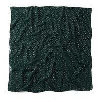 Hijab en coton personnalisé Écharpe en coton scintillant Hijab en viscose pour femmes Prière musulmane Hijab en coton pailleté du Ramadan