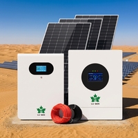 Kit solaire domestique 5kW 10kW 30kW, système solaire hors réseau pour maison, panneaux solaires complets avec batterie au lithium
