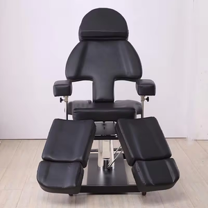 <span class=keywords><strong>Table</strong></span> de Massage de Haute Qualité pour Salon de Beauté et Tatouage, Levage Hydraulique, Réglable, Cuir Synthétique, Cadre en Métal, pour Thérapie Spa - Product Image 4