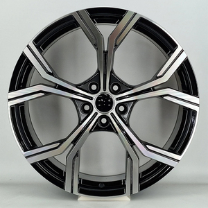 Jantes <span class=keywords><strong>de</strong></span> <span class=keywords><strong>voiture</strong></span> en alliage d'aluminium filé <span class=keywords><strong>de</strong></span> 19, 20 et 21 pouces, entraxe 5x112 pour Q3 Q5, couleur noir usiné - Product Image 3