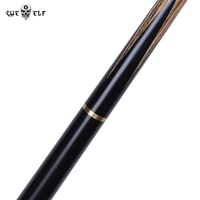 Queues de billard CUEELF Standards 8,5 mm, fabriquées à la main en frêne dur, jointées 3/4, avec autocollant personnalisé, en bois d'érable.