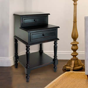 Mesa Auxiliar <span class=keywords><strong>de</strong></span> Salón Personalizada con Diseño Escalonado y Múltiples Espacios <span class=keywords><strong>de</strong></span> Almacenamiento para Muebles Modernos - ¡Oferta Imperdible! - Product Image 2