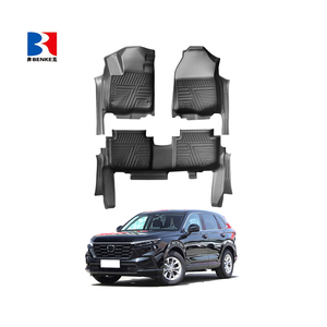 Tapis de sol de voiture 5D en caoutchouc TPE écologique, imperméable et antidérapant, sur mesure, 3 pièces pour Honda CRV (5 places) 2023 - Product Image 3