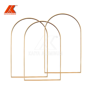 Tùy Chỉnh Trang Trí Gương Thủy Tinh Rose <span class=keywords><strong>Gold</strong></span> Bạc Vàng Đen Hình Chữ Nhật Tròn Góc Nhôm Gương Khung Hồ Sơ - Product Image 1