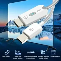Extenseur sans fil 58G Point Point 4K compatible, émetteur-récepteur 50M, signal stable, sans interférences, pour réunions, origine Chine