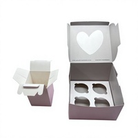 Boîte à biscuits personnalisée pliable en papier alimentaire écologique avec dorure à chaud, pelliculage mat, revêtement UV, gaufrage et logo OEM évanescent
