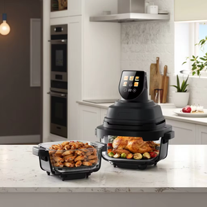 Freidora de Aire Eléctrica Cuadrada Inteligente sin Aceite 2026, Nueva, para el Hogar, Automática, con Certificación CE CB, Venta al por Mayor - Product Image 2