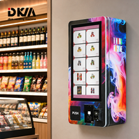 Máquina Expendedora de Cigarrillos y Tabaco con Pantalla Táctil Inteligente Automática Comercial Personalizada DKM, Montada en la Pared, con Verificación de Edad por ID