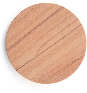 Sous-verres ronds en bois écologiques classiques du Vietnam avec support, couleur miel, taille personnalisée, en stock, vente en gros - Product Image 3