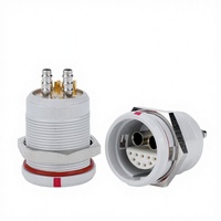 Connecteur d'aviation TGG à verrouillage automatique push-pull, 4 pôles, contacts en laiton, boîtier extérieur en ABS, 10A 230V, connecteurs mâle/femelle