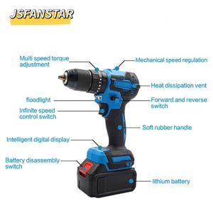 Set Combinato Trapano Senza Fili <span class=keywords><strong>e</strong></span> Kit Elettrico con Avvitatore a Impulsi <span class=keywords><strong>e</strong></span> Chiave Dinamometrica - Product Image 4