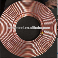Tube de cuivre épais 1/2 pour gaz, réfrigération, eau, serpentin, bobines en spirale, chauffage, tuyau de cuivre pour climatisation - Fabricant, prix compétitif