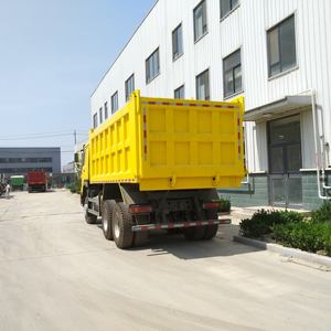 รถดัมพ์ดีเซลสีเหลือง 6x4 ขนาด 351-450 แรงม้า ยูโร 3 สำหรับงานหนัก ขนส่งวัสดุก่อสร้าง - Product Image 6