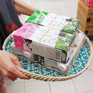 Cestino di bambù di legno d'attaccatura della parete del Seagrass del canestro piatto della frutta decorativa tessuta arte di bambù naturale tessuta a mano della cina - Product Image 2