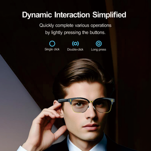 Occhiali Anti-Luce Blu E11 <span class=keywords><strong>e</strong></span> Occhiali da Sole Intelligenti con Elegante Montatura in Metallo, Ideali per Protezione Digitale <span class=keywords><strong>e</strong></span> Uso alla Moda - Product Image 3