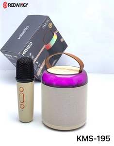 Nouveauté 2023 Haut-parleur Surround Sans Fil RGB Karaoké Haut-parleur Portable avec Microphone pour Fête à Domicile Boîte à Musique Caisson de Basses - Product Image 3