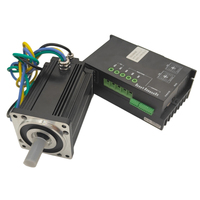 Kit Motor BLDC 48V 1000W 3.2N.m Tanpa Sikat Dengan Pengontrol Kecepatan PID Loop Tertutup Ganda IGBT MOS