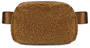 Sac banane ajustable en polaire pour la taille, sac bandoulière polyvalent, vente en gros - Product Image 3