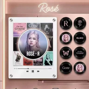 แม่เหล็กติดตู้เย็นแบบหมุนได้ NFC รุ่น <span class=keywords><strong>BLACKPINK</strong></span> พร้อมรูปภาพส่วนตัว เครื่องเล่นเพลง แม่เหล็กติดตู้เย็น ขายส่ง - Product Image 1