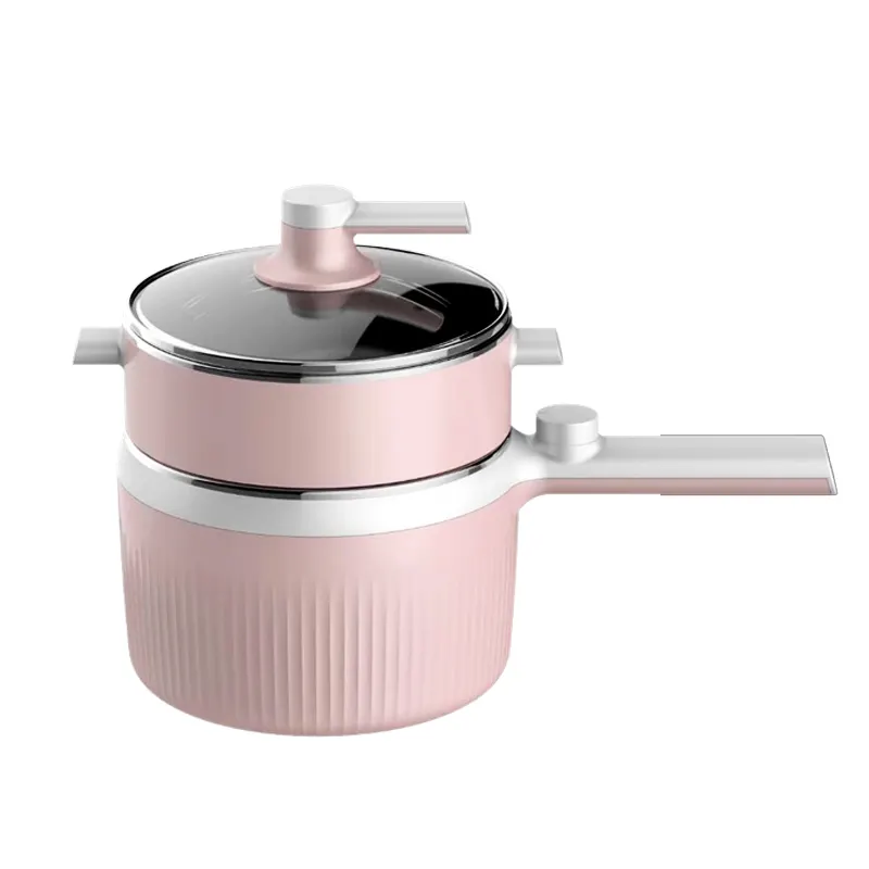 Mini Food Noodle Soup Travel Portable Pot Electric Multi Stainless Steel Cooking Pot with Steamers