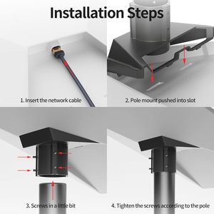 Mini support d'antenne en alliage de zinc inoxydable Gen 3, support métallique galvanisé pour signal - Product Image 4
