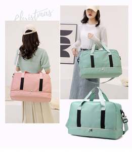 Bolsa de Yoga Impermeable de Gran Capacidad con Separación para Seco y Húmedo, Bolsa Deportiva con Compartimento Independiente para Zapatos - Product Image 6