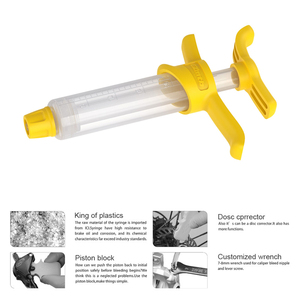 <span class=keywords><strong>Kit</strong></span> de purge de <span class=keywords><strong>frein</strong></span> à disque <span class=keywords><strong>hydraulique</strong></span> de vélo RIDERACE pour AVID S4 Edge Code Guide niveau ULT tlm rouge eTap outil de réparation de <span class=keywords><strong>frein</strong></span> à huile de vélo - Product Image 2